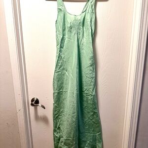 Y2K Victoria's Secret Mint 100% Silk Dress - Sz Sm